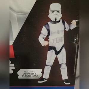 Star Wars Boys' Stormtrooper Costume - White and Black. New In Pkg.